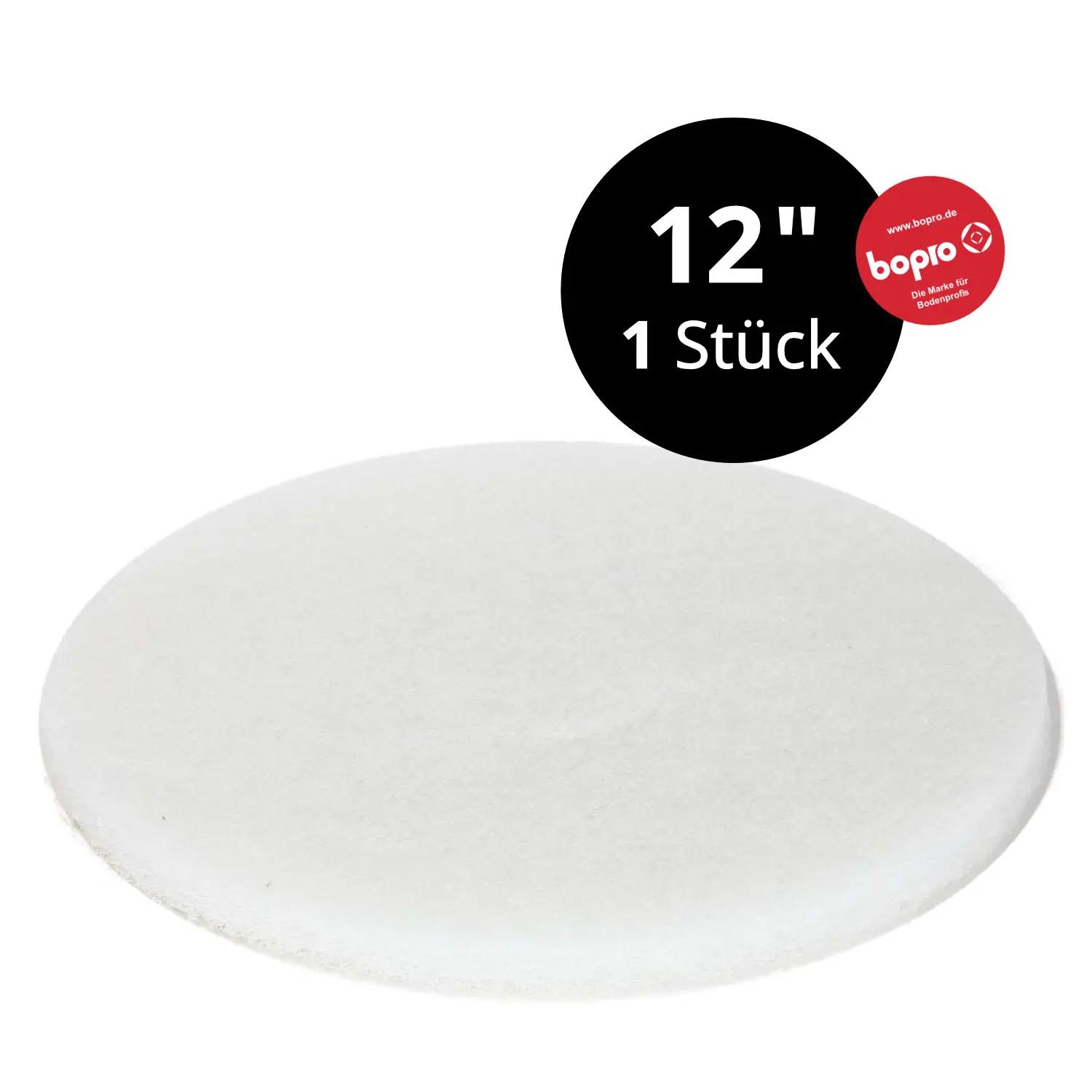 Weißes Super-Polierpad, 12 Zoll, 1 Stk