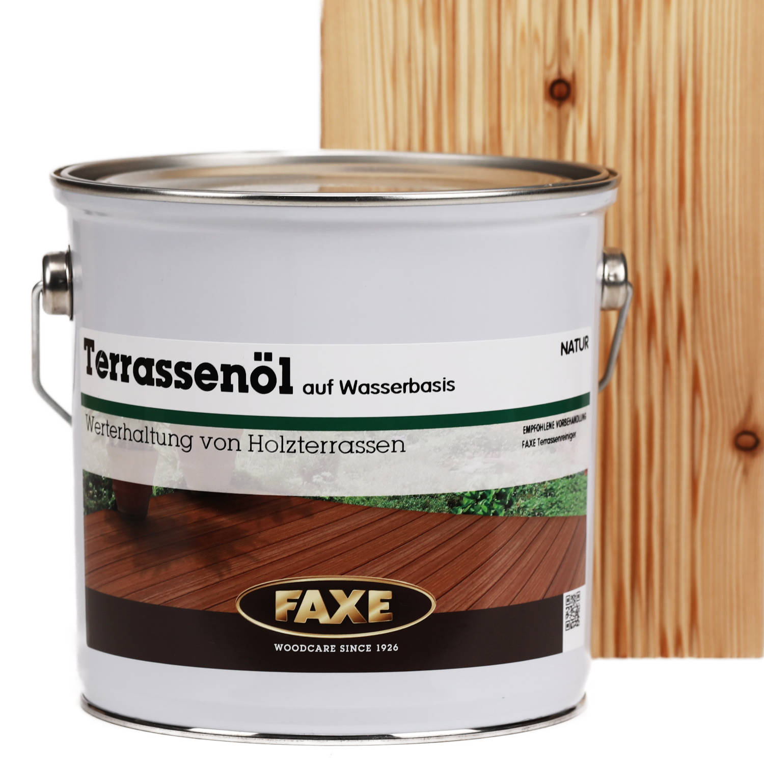 Terrassenöl auf Wasserbasis Natur 2,5 l