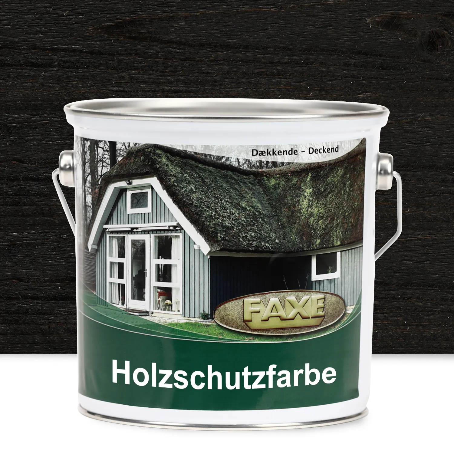 Holzschutzfarbe Schwarz 2,5 l