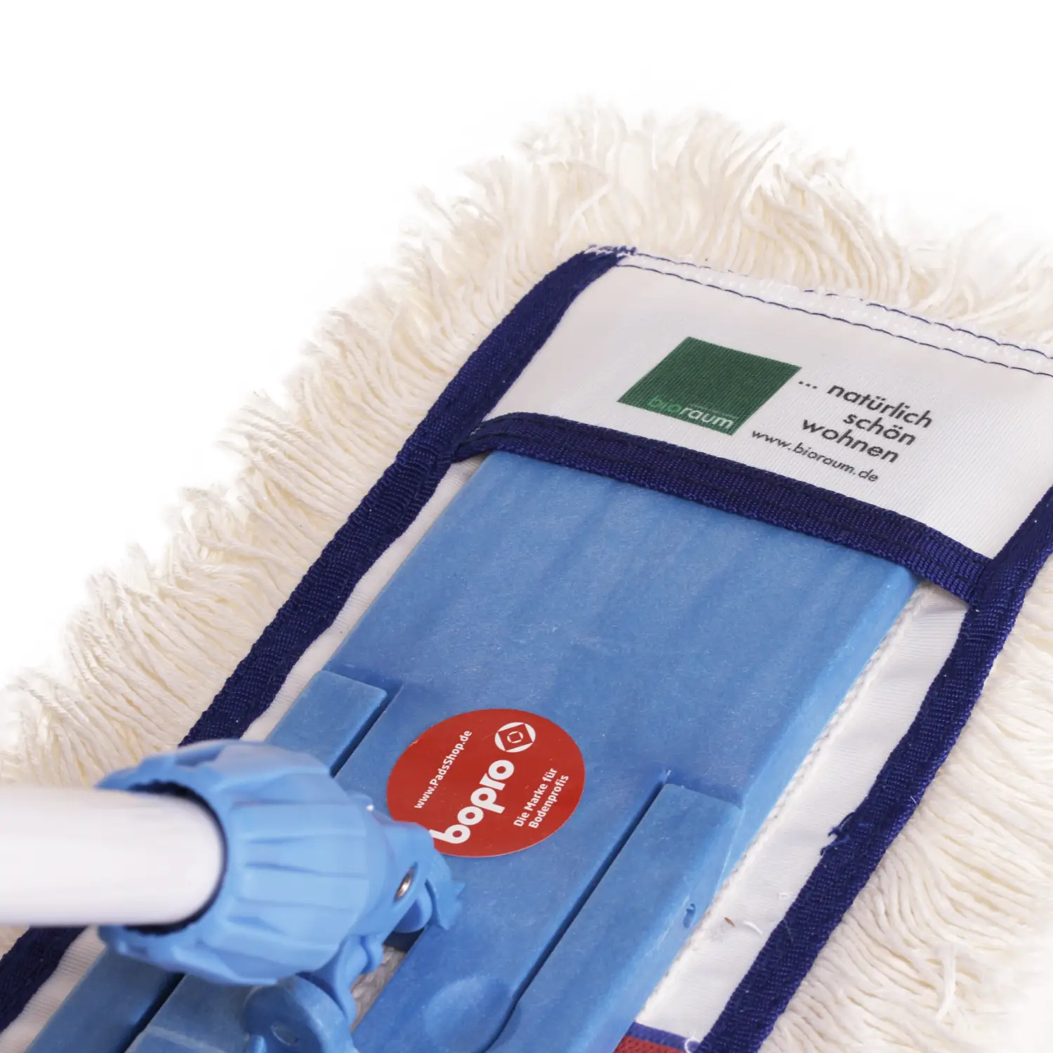 Klappmopphalter mit Baumwoll-Bezug 40 x 10 cm