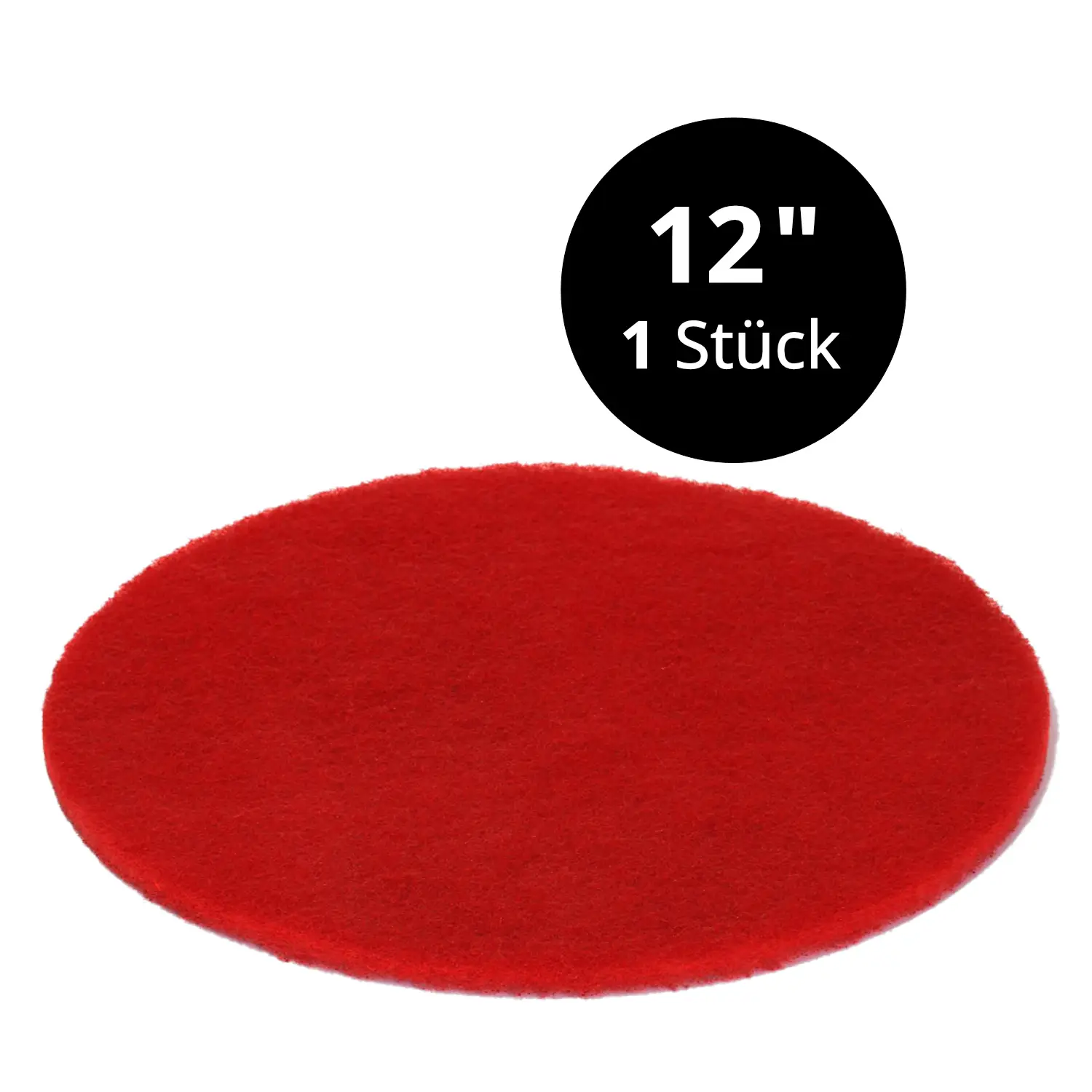 Rotes Normal-Reinigungspad 12 Zoll 1 Stk