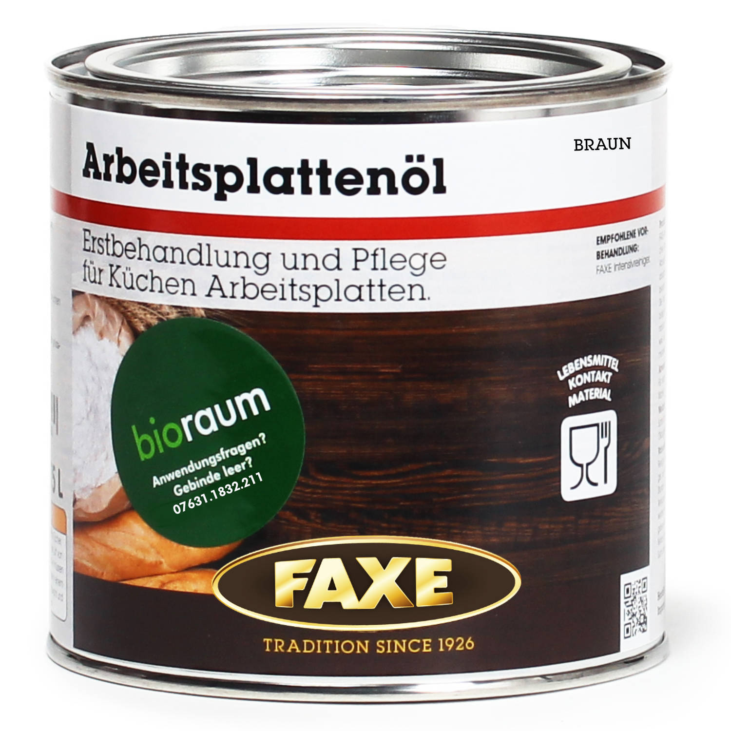Arbeitsplattenöl Braun 0,75 l