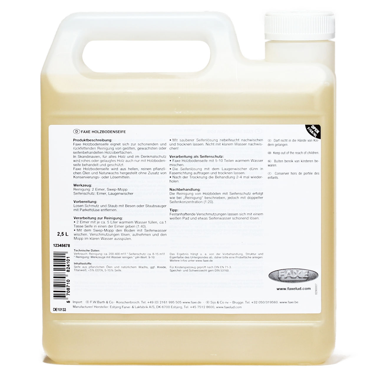 Holzbodenseife Natur 1 l